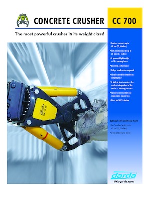 Pinces brise béton Darda CC700