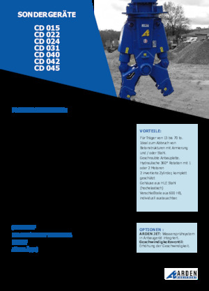 Pinces brise béton Arden CD022