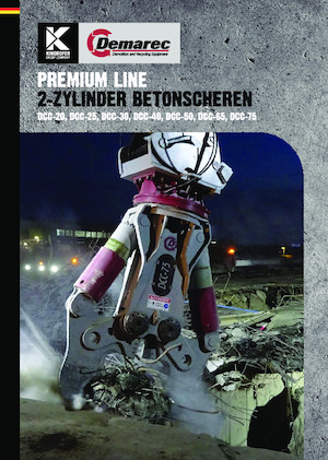 Pinces brise béton Demarec DCC-40