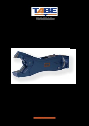 Pinces brise béton TABE DMT 15