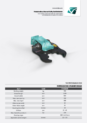 Cisailles universelles Everdigm EHC025