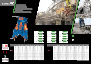 Pinces brise béton TREVI BENNE HC 40