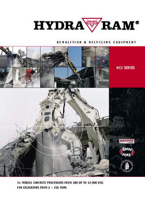 Pinces brise béton Hydra Ram HCC 3