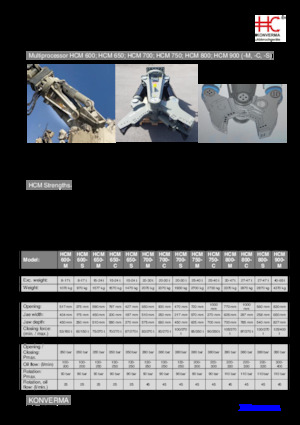Cisailles universelles Konverma HCM 750 M 