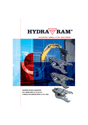 Pinces brise béton Hydra Ram HMCR 30
