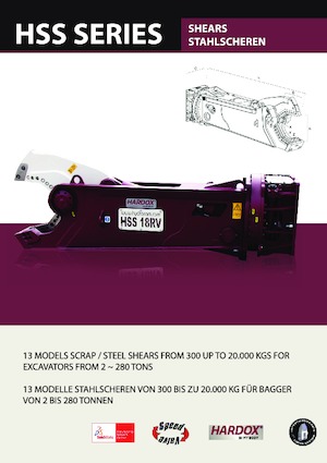 Cisaille pour ferailles et acier Hydra Ram HSS-40RV