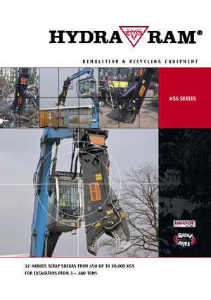 Cisaille pour ferailles et acier Hydra Ram HSS-40RV