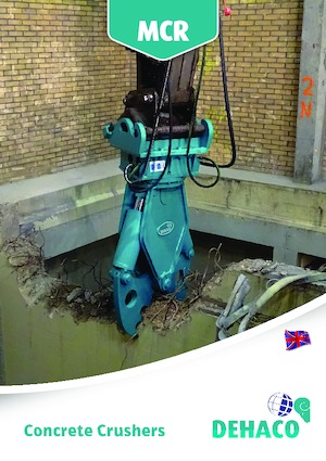 Pinces brise béton Dehaco MCR 950