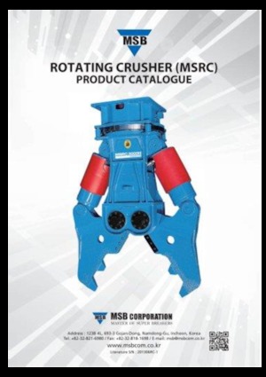 Pinces brise béton MSB MSRC3000