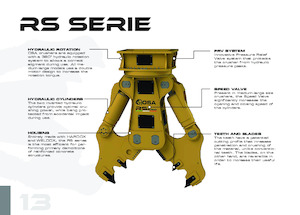 Pinces brise béton OSA Demolition Equipment RS 6000 