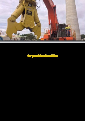 Pinces brise béton OSA Demolition Equipment RS 500 