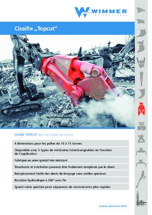 Pinces brise béton WIMMER TC 1100 U