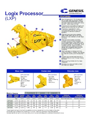 Cisailles universelles Genesis LXP 500