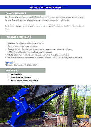 Broyeurs de béton Arden BB900