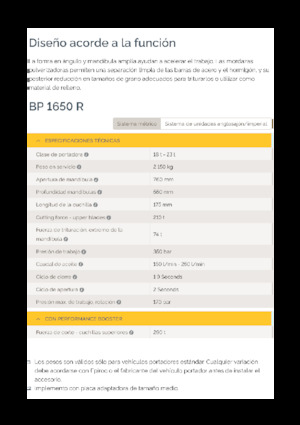 Broyeurs de béton Epiroc BP 1650 R