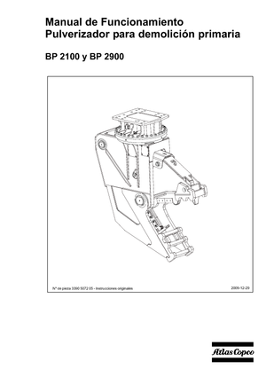 Broyeurs de béton Atlas Copco BP 2900