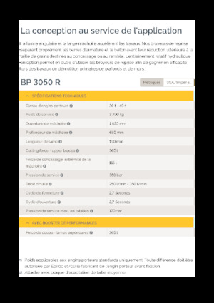 Broyeurs de béton Epiroc BP 3050 R