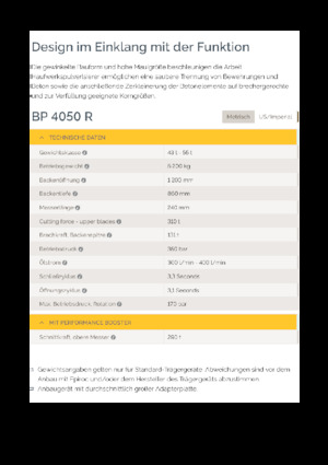 Broyeurs de béton Epiroc BP 4050 R