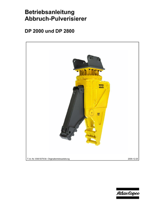 Broyeurs de béton Atlas Copco DP 2800