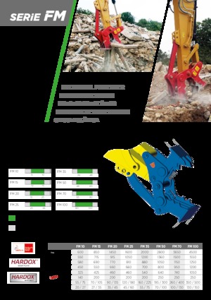 Broyeurs de béton TREVI BENNE FM 100