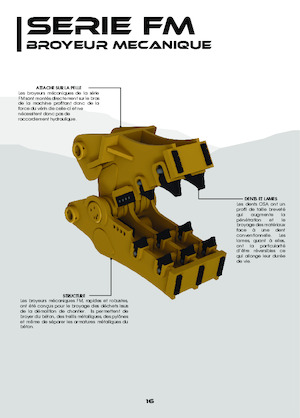 Broyeurs de béton OSA Demolition Equipment FM 40