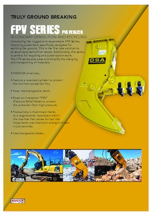 Broyeurs de béton OSA Demolition Equipment FPV 6 
