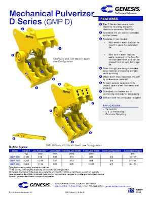 Cisailles universelles Genesis GMP 50D