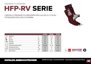 Broyeurs de béton Hydra Ram HFP-35VM