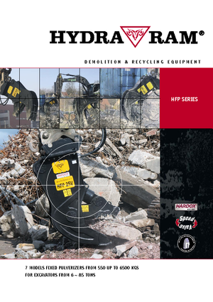 Broyeurs de béton Hydra Ram HFP-25V