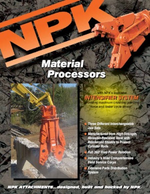 Cisaille pour ferailles et acier NPK M-35G