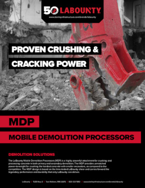 Broyeurs de béton LaBounty MDP 35R CP