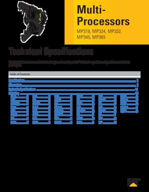 Cisailles universelles Caterpillar MP345P