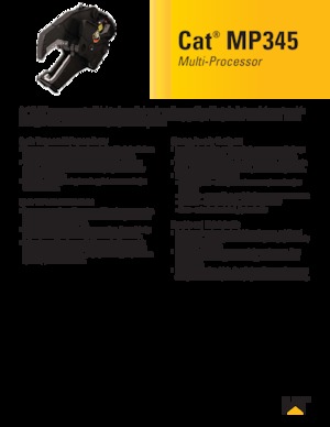 Cisailles universelles Caterpillar MP345P