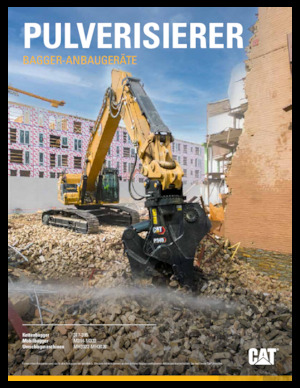 Broyeurs de béton Caterpillar P345