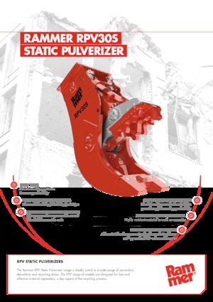 Broyeurs de béton Rammer RPV30S