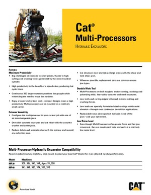 Broyeurs de béton Caterpillar MP30CR