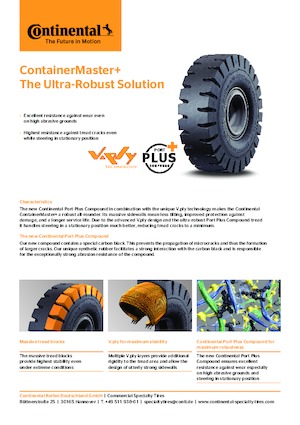 Pneu machines de chantier Continental ContainerMaster+ 18.00-25