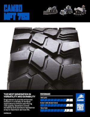 Pneu machines de chantier Camso MPT 753 340/80-18 IND