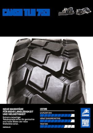 Pneu machines de chantier Camso TLH 753 13.00-24