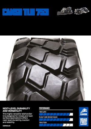 Pneu machines de chantier Camso TLH 753 13.00-24