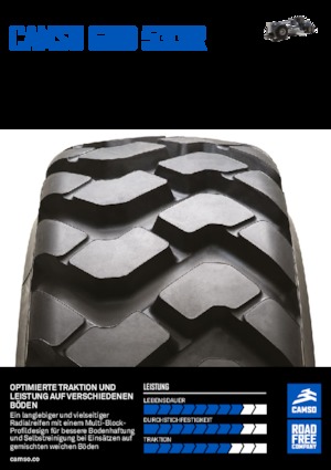 Pneu machines de chantier Camso GRD 533R 14.00R24