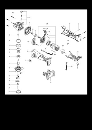 Meuleuses d'angle sans fil Narex ABU 125-600 B 