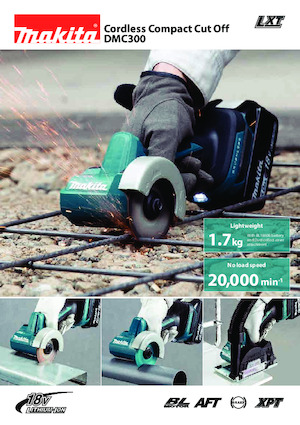 Meuleuses d'angle sans fil Makita DMC300Z