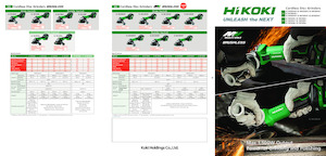 Meuleuses d'angle sans fil HiKOKI G1810DE