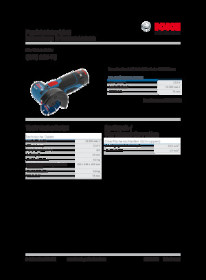 Meuleuses d'angle sans fil Bosch GWS 12V-76