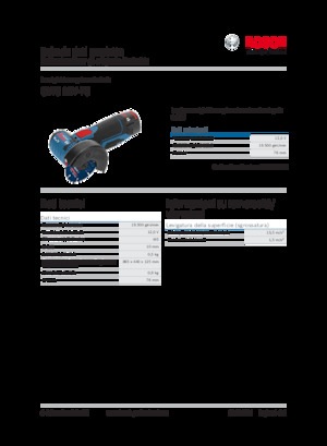 Meuleuses d'angle sans fil Bosch GWS 12V-76
