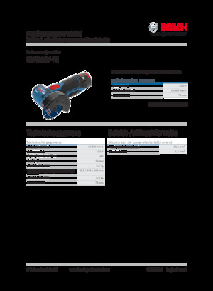Meuleuses d'angle sans fil Bosch GWS 12V-76
