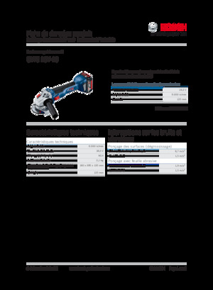 Meuleuses d'angle sans fil Bosch GWS 18V-10