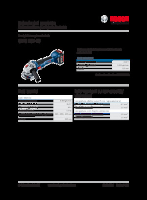 Meuleuses d'angle sans fil Bosch GWS 18V-10