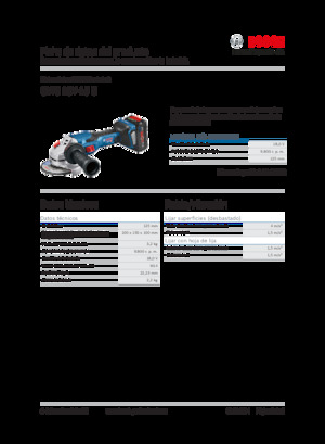Meuleuses d'angle sans fil Bosch GWS 18V-15 C